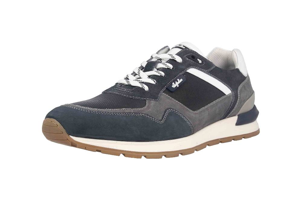 Australian Footwear Sneaker In Übergrößen Blau 15.1632.02-SI7 Große Herrenschuhe