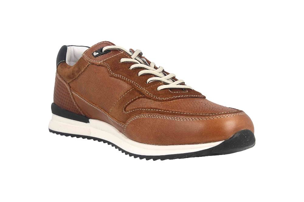 Australian Footwear Sneaker In Übergrößen Braun 15.1600.01-DJA Große Herrenschuhe