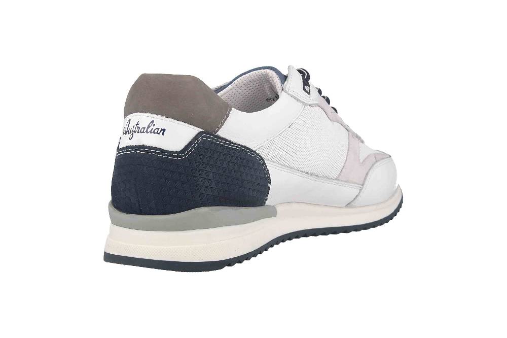 Australian Footwear Sneaker In Übergrößen Weiß 15.1600.03-B5A Große Herrenschuhe