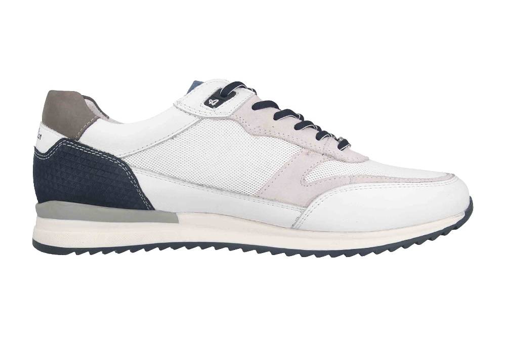 Australian Footwear Sneaker In Übergrößen Weiß 15.1600.03-B5A Große Herrenschuhe
