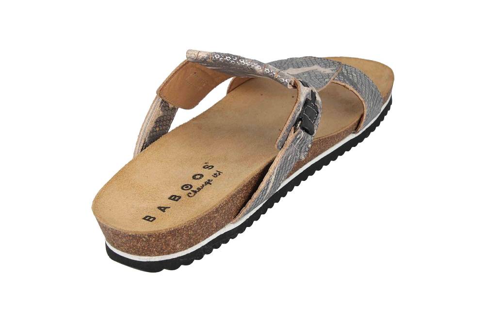 Baboos Pantoletten In Übergrößen Mehrfarbig 19Y03.11 357-100 Große Damenschuhe