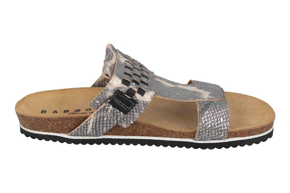 Baboos Pantoletten In Übergrößen Mehrfarbig 19Y03.11 357-100 Große Damenschuhe