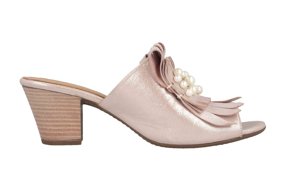 Baboos Pantoletten In Übergrößen Rose 19Y01.01 169 Große Damenschuhe