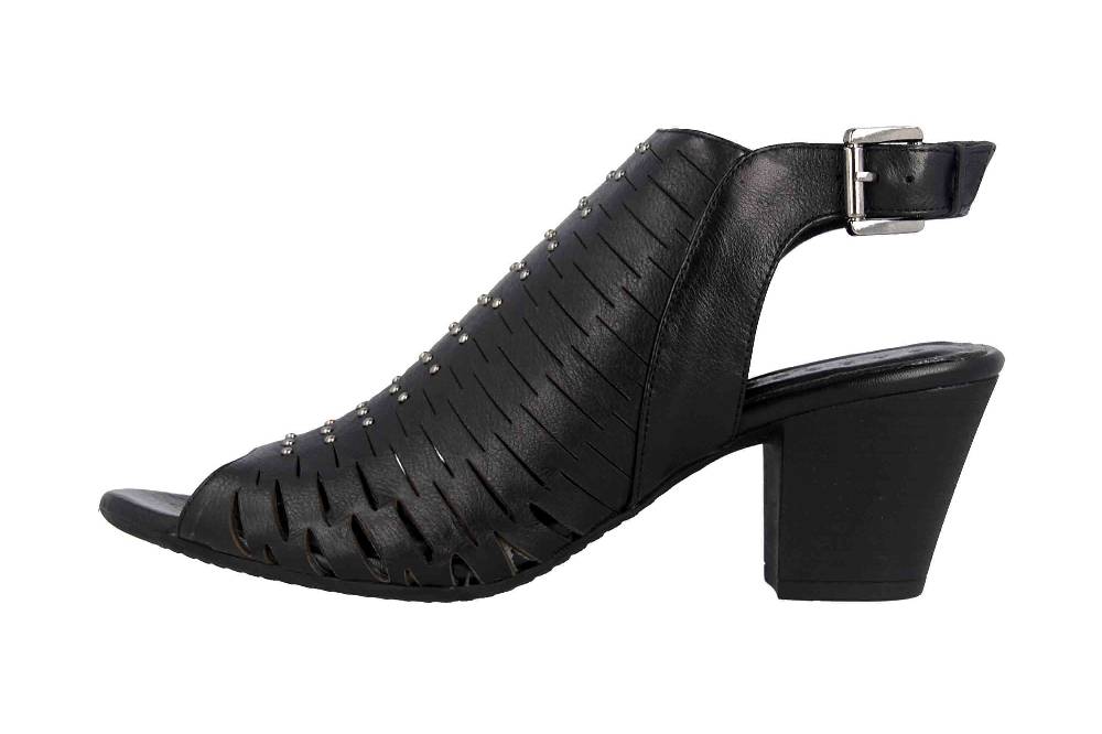 Baboos Sandaletten in Übergrößen Schwarz 19Y01.06 100 große Damenschuhe