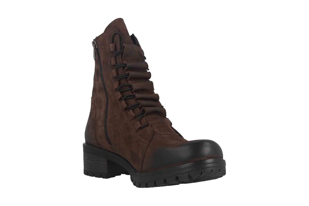 Baboos Stiefeletten In Übergrößen Braun 4010 121 Große Damenschuhe