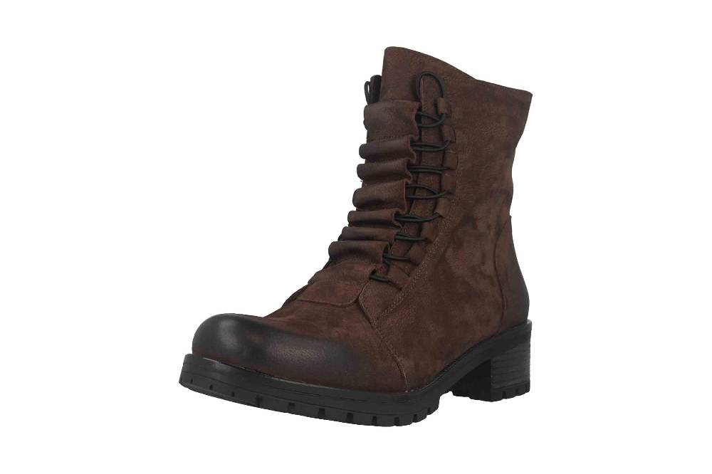 Baboos Stiefeletten In Übergrößen Braun 4010 121 Große Damenschuhe