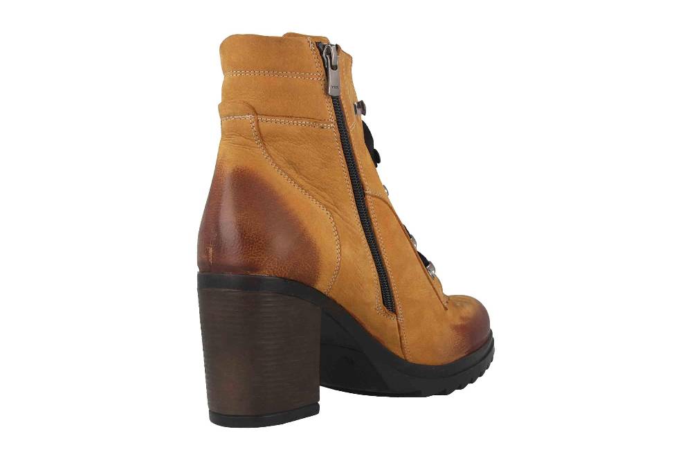 Baboos Stiefeletten In Übergrößen Gelb 2141 265 Große Damenschuhe