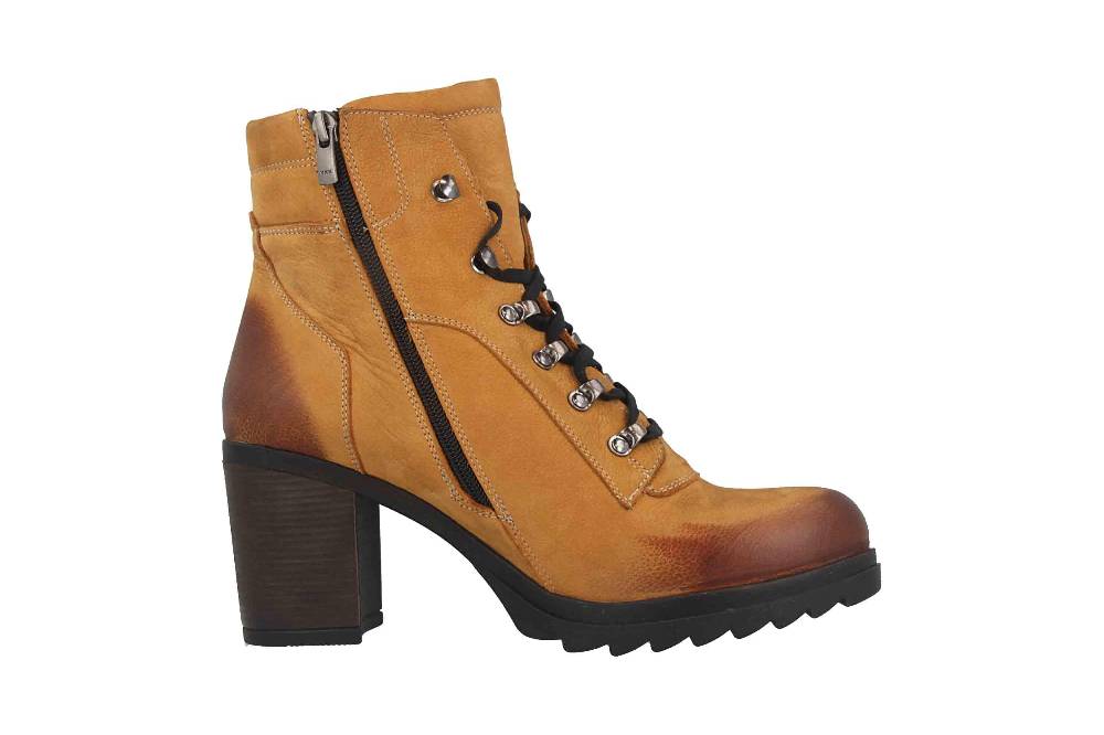 Baboos Stiefeletten In Übergrößen Gelb 2141 265 Große Damenschuhe