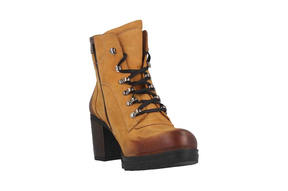 Baboos Stiefeletten In Übergrößen Gelb 2141 265 Große Damenschuhe