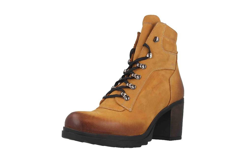 Baboos Stiefeletten In Übergrößen Gelb 2141 265 Große Damenschuhe