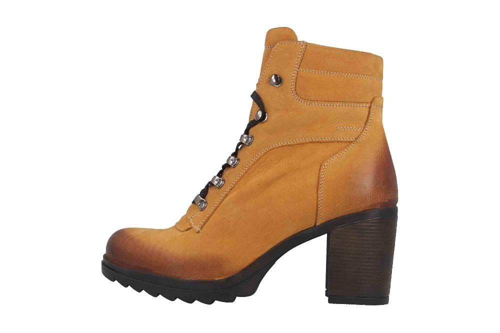Baboos Stiefeletten in Übergrößen Gelb 2141 265 große Damenschuhe