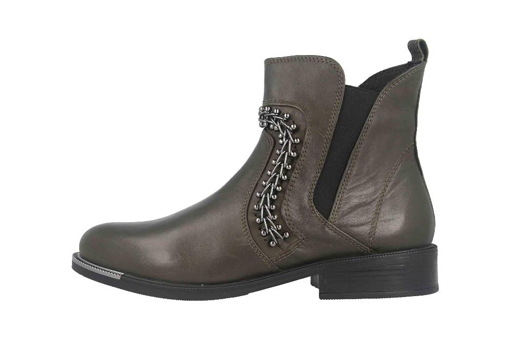 Baboos Stiefeletten in Übergrößen Grün 02.08-1 298 große Damenschuhe