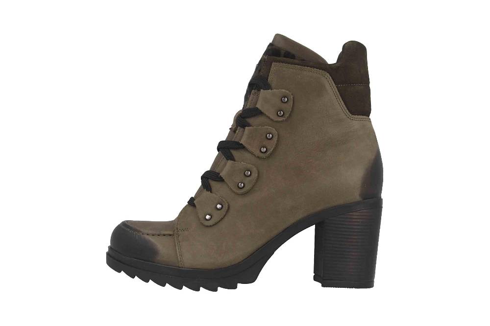 Baboos Stiefeletten in Übergrößen Grün 36.05 473-127-480 große Damenschuhe