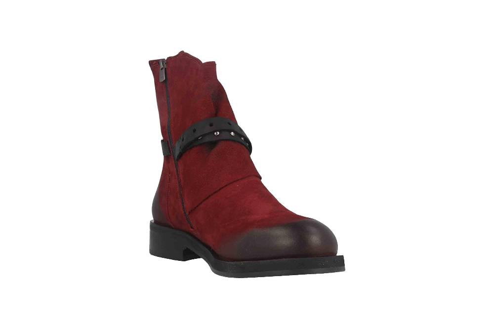 Baboos Stiefeletten In Übergrößen Rot 01.28 130-153 Große Damenschuhe