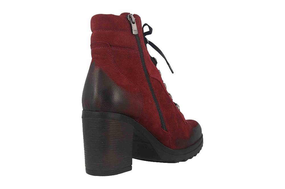 Baboos Stiefeletten In Übergrößen Rot 2141 130 Große Damenschuhe