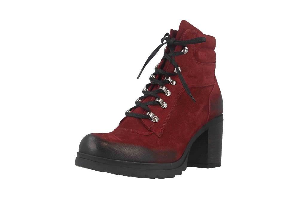 Baboos Stiefeletten In Übergrößen Rot 2141 130 Große Damenschuhe