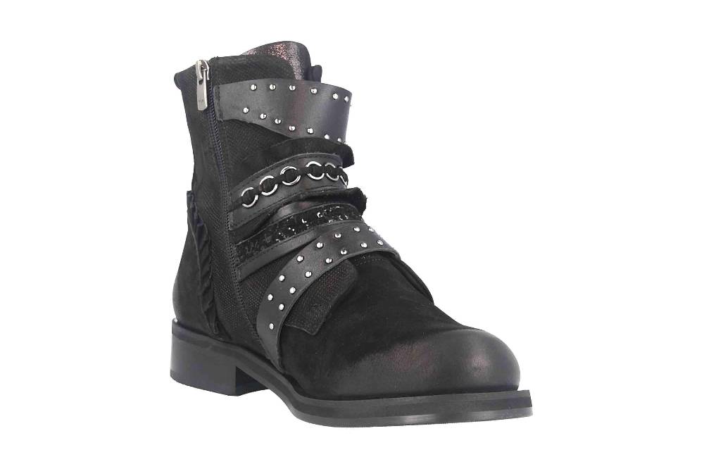 Baboos Stiefeletten In Übergrößen Schwarz 01.22 120-170 Große Damenschuhe