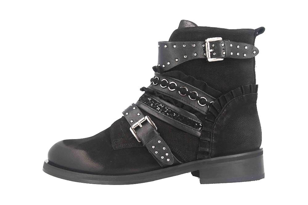 Baboos Stiefeletten in Übergrößen Schwarz 01.22 120-170 große Damenschuhe