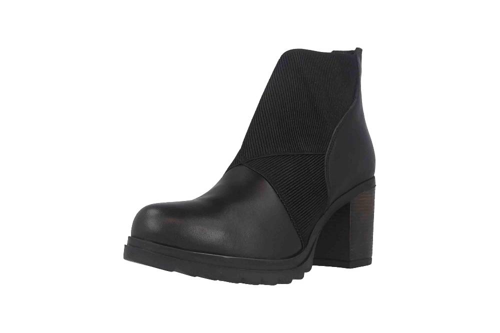 Baboos Stiefeletten In Übergrößen Schwarz 55.01 100 Große Damenschuhe