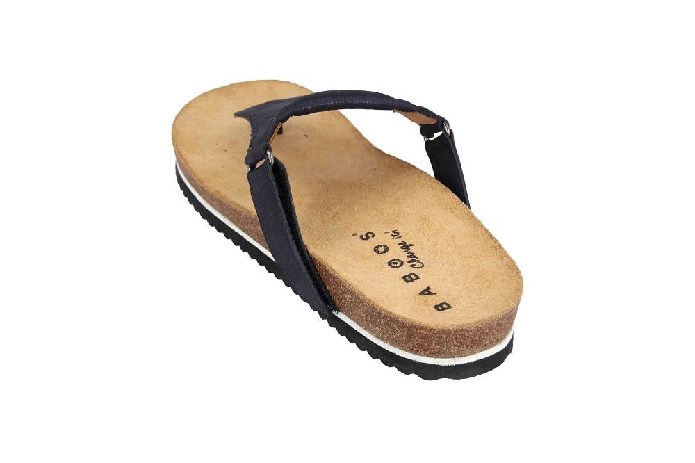 Baboos Zehentrenner In Übergrößen Blau 19Y03.04 166 Große Damenschuhe