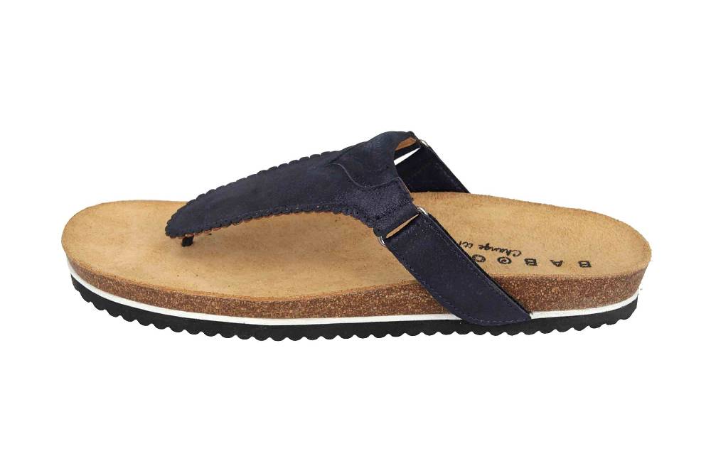 Baboos Zehentrenner in Übergrößen Blau 19Y03.04 166 große Damenschuhe