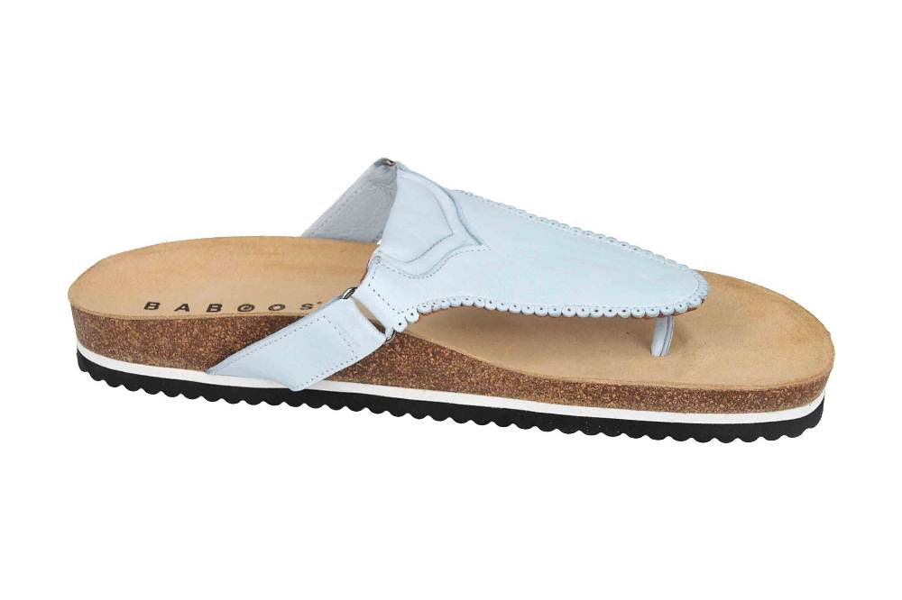 Baboos Zehentrenner In Übergrößen Blau 19Y03.04 372 Große Damenschuhe