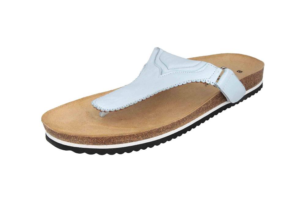 Baboos Zehentrenner In Übergrößen Blau 19Y03.04 372 Große Damenschuhe