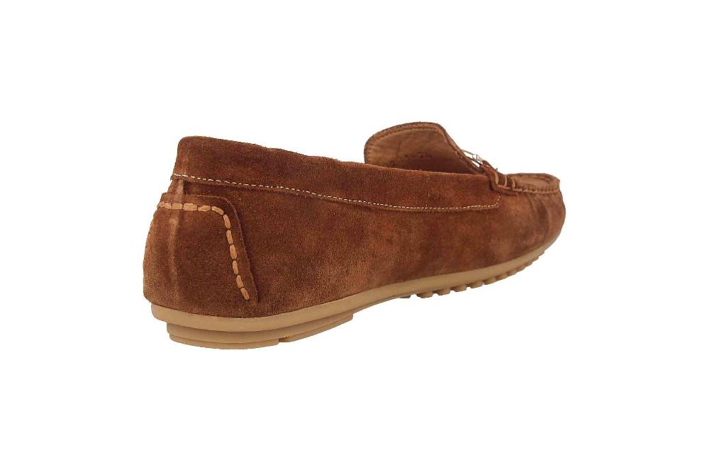 Babouche Lifestyle Mokassin In Übergrößen Braun 03-002-12-01-20 Große Damenschuhe