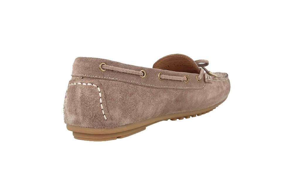 Babouche Lifestyle Mokassin In Übergrößen Braun 03-003-12-01-25 Große Damenschuhe