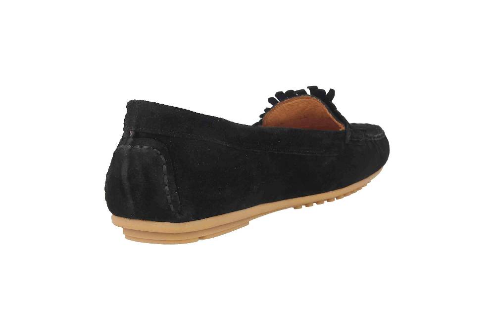 Babouche Lifestyle Mokassin In Übergrößen Schwarz 03-006-12-01-24 Große Damenschuhe