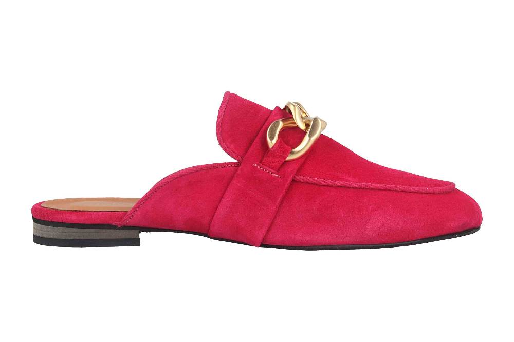 Babouche Lifestyle Pantoletten In Übergrößen Pink G5602-2-55 Große Damenschuhe