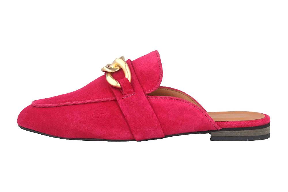 Babouche Lifestyle Pantoletten in Übergrößen Pink G5602-2-55 große Damenschuhe