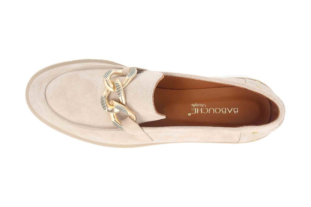 Babouche Lifestyle Slipper In Übergrößen Beige G5201-2-2 Große Damenschuhe