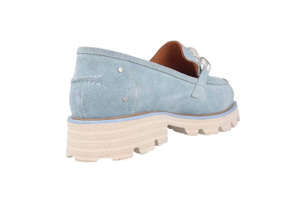 Babouche Lifestyle Slipper In Übergrößen Blau S5201-2-66 Große Damenschuhe
