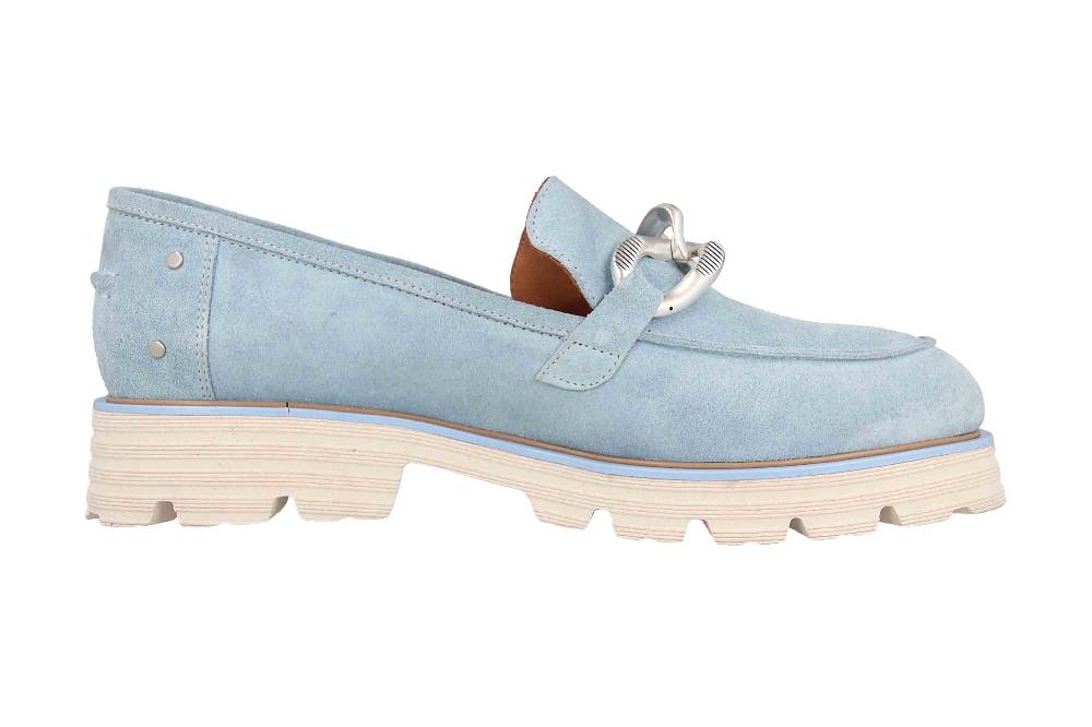 Babouche Lifestyle Slipper In Übergrößen Blau S5201-2-66 Große Damenschuhe