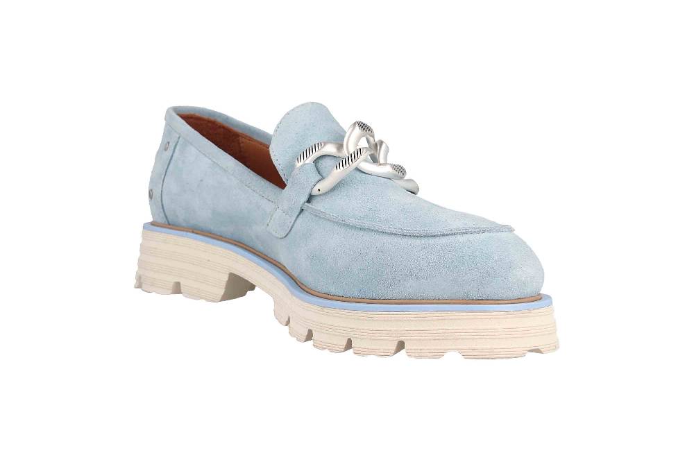 Babouche Lifestyle Slipper In Übergrößen Blau S5201-2-66 Große Damenschuhe