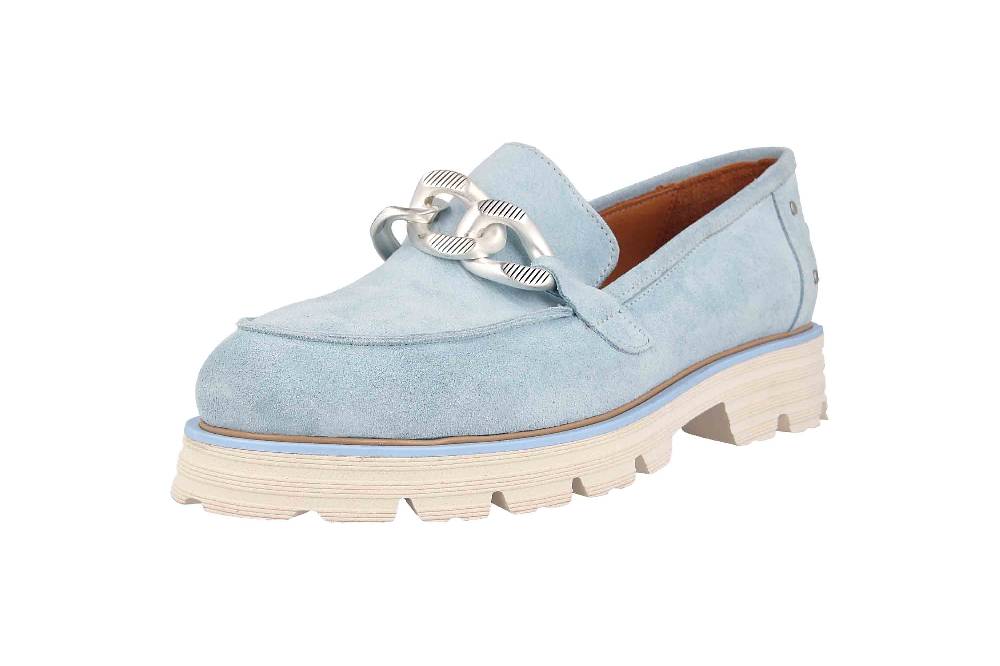 Babouche Lifestyle Slipper In Übergrößen Blau S5201-2-66 Große Damenschuhe