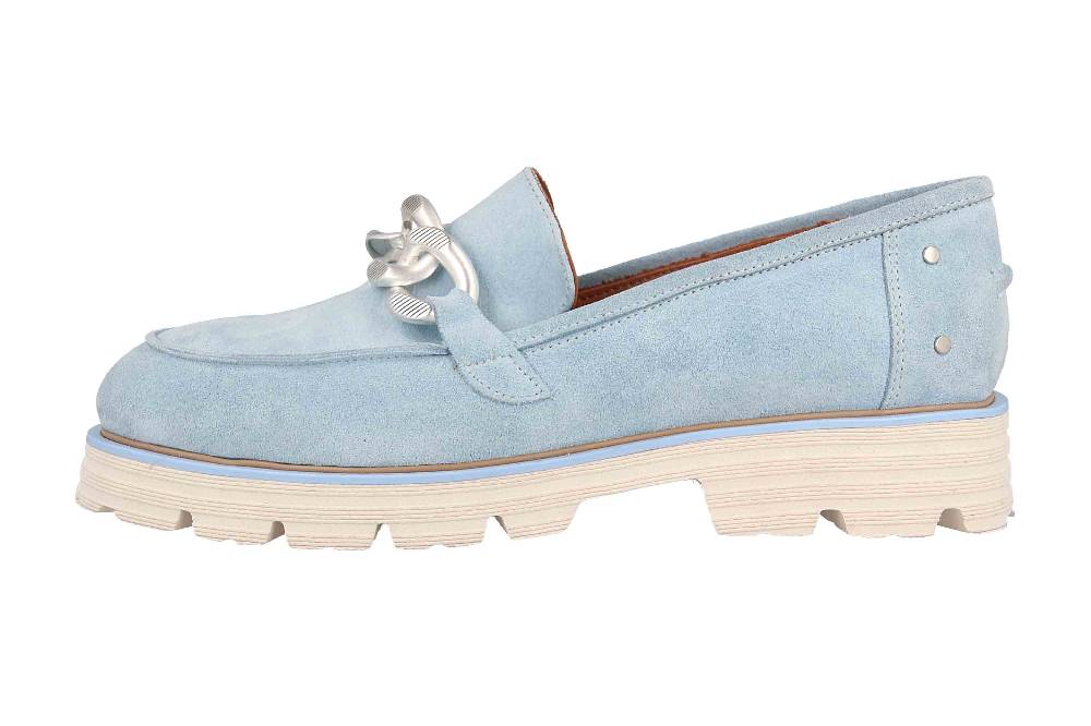 Babouche Lifestyle Slipper in Übergrößen Blau S5201-2-66 große Damenschuhe