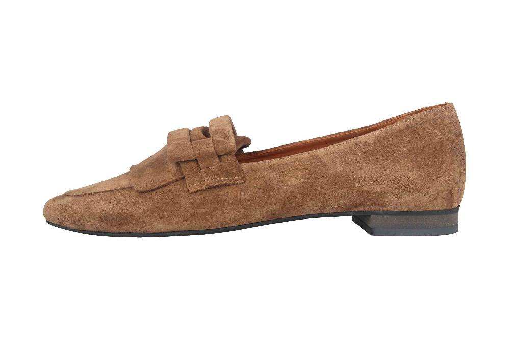 Babouche Lifestyle Slipper in Übergrößen Braun 4607-2-5 große Damenschuhe