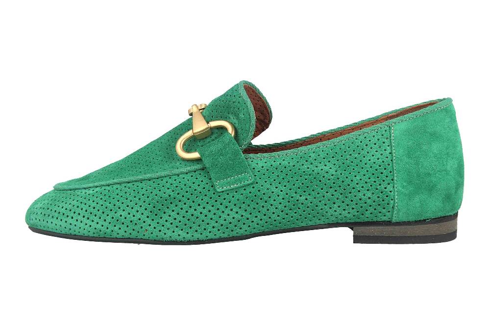 Babouche Lifestyle Slipper in Übergrößen Grün G5608-2-59 große Damenschuhe