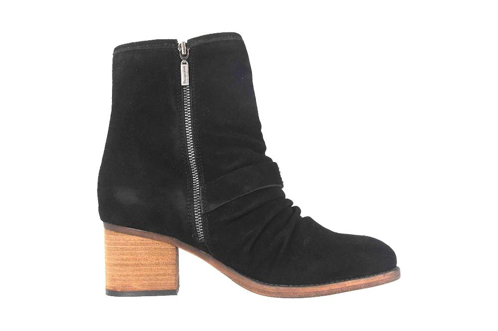 Bearpaw Amethyst Black II Stiefeletten In Übergrößen Schwarz 2157W 011 Große Damenschuhe