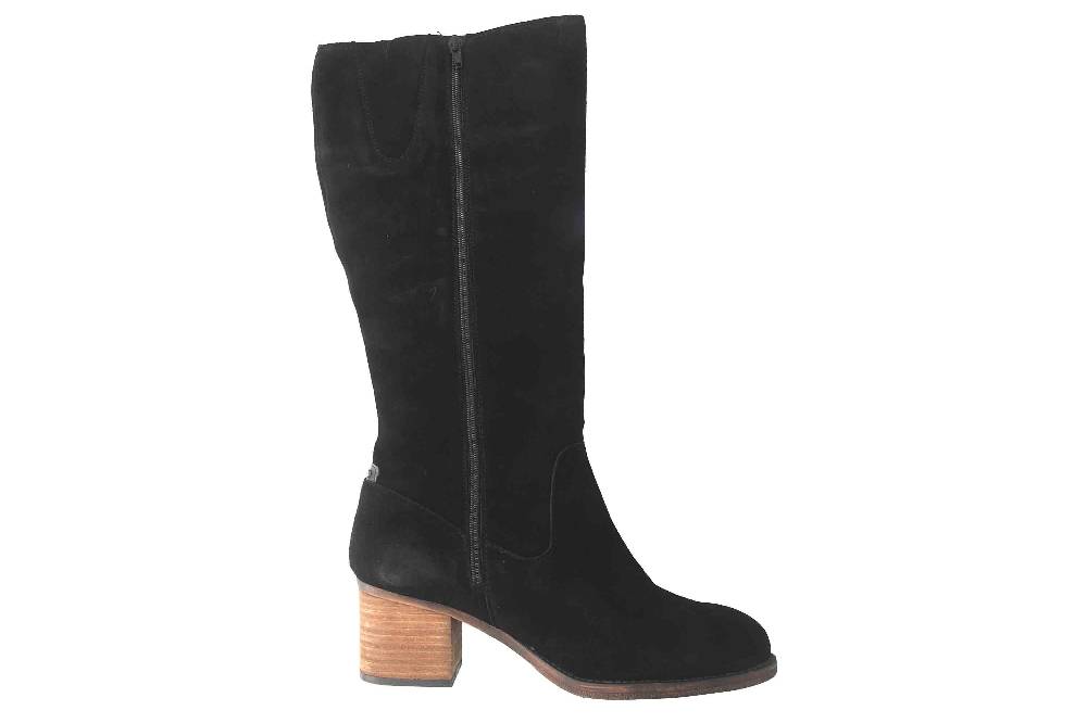 Bearpaw Anthracite Black II Stiefel In Übergrößen Schwarz 2339W 011 Große Damenschuhe