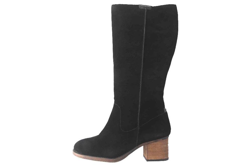 Bearpaw Anthracite Black II Stiefel in Übergrößen Schwarz 2339W 011 große Damenschuhe
