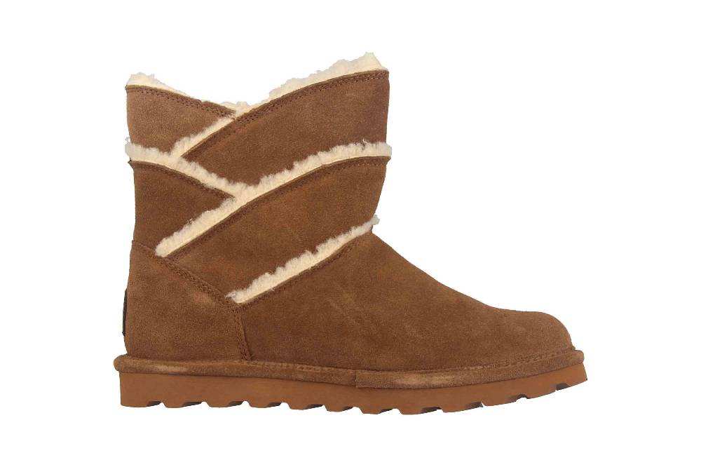 Bearpaw Ariel Hickory II Boots In Übergrößen Braun 2183W 220 Große Damenschuhe