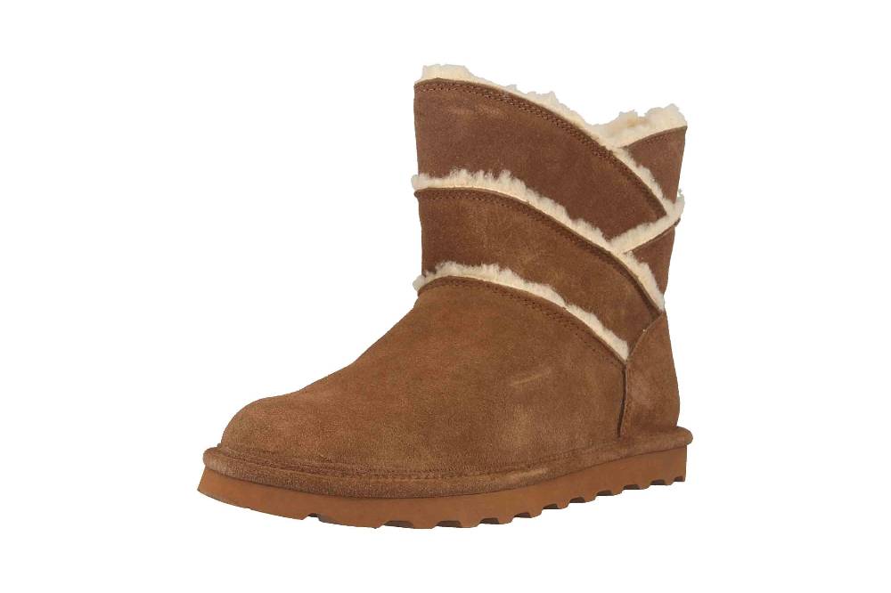 Bearpaw Ariel Hickory II Boots In Übergrößen Braun 2183W 220 Große Damenschuhe