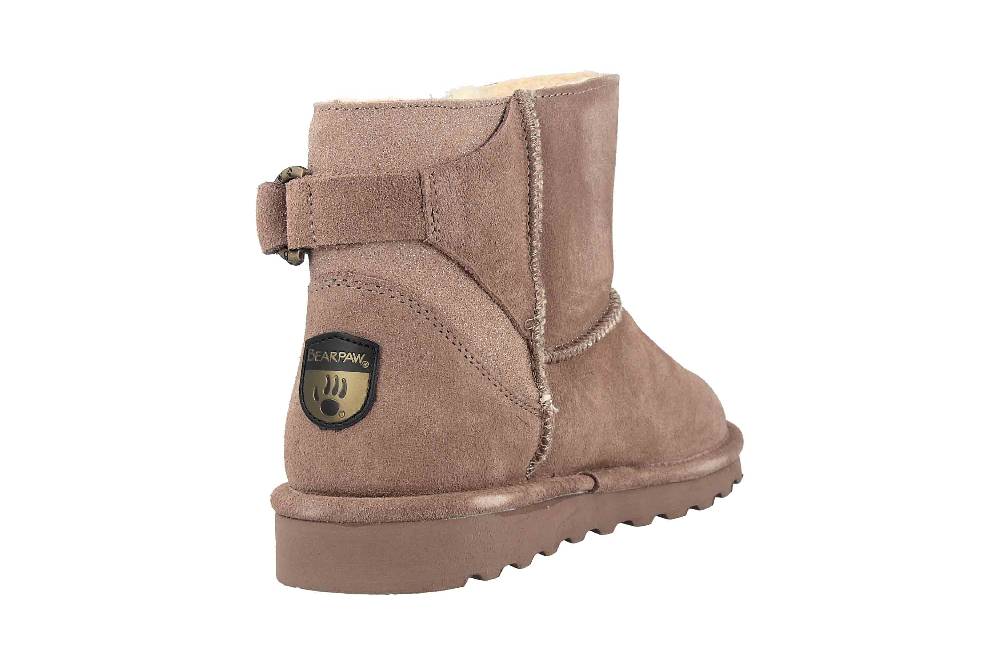 Bearpaw Betty Stiefel In Übergrößen Taupe 2713W 551 Große Damenschuhe