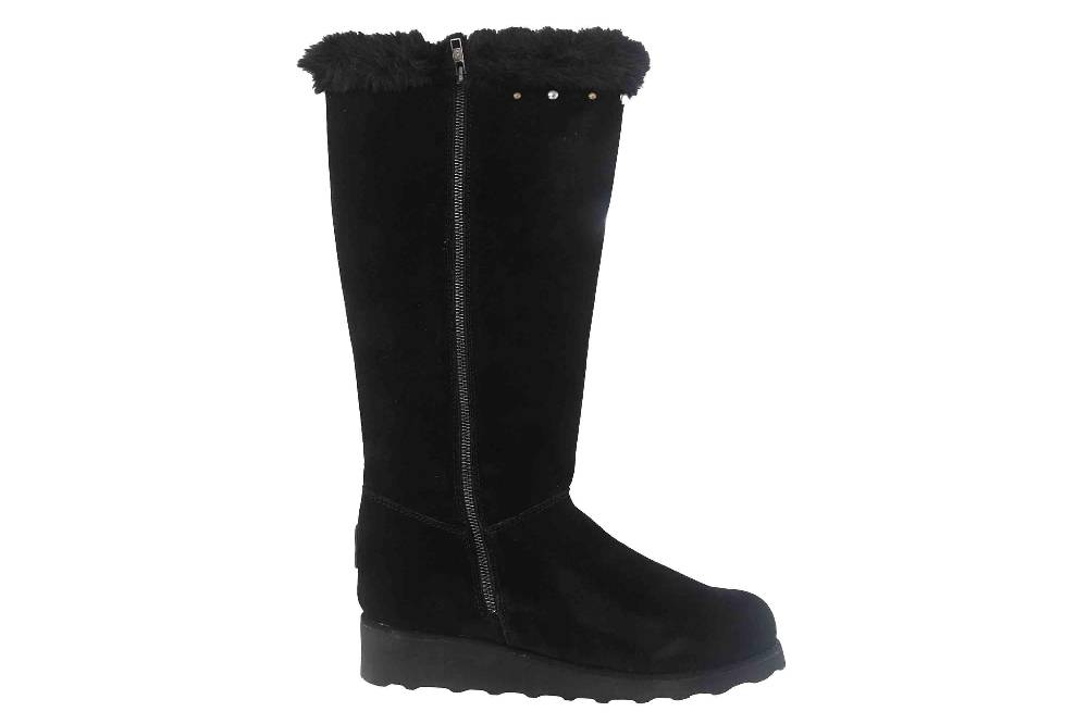 Bearpaw Dorothy Black II Stiefel In Übergrößen Schwarz 2308W 011 Große Damenschuhe