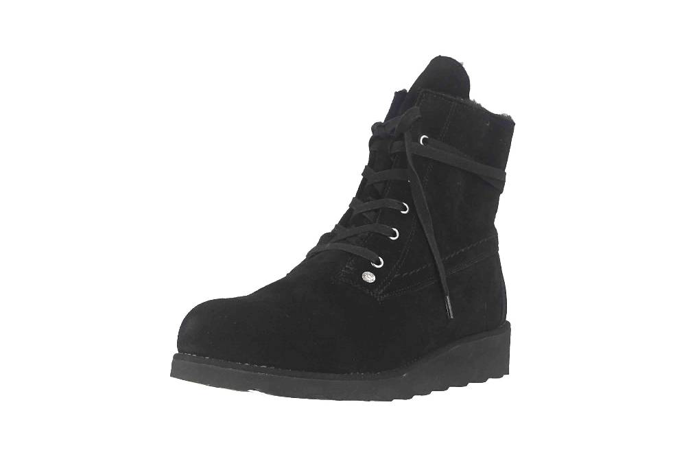 Bearpaw Krista Solids Black II Stiefel In Übergrößen Schwarz 2025W 011 Große Damenschuhe