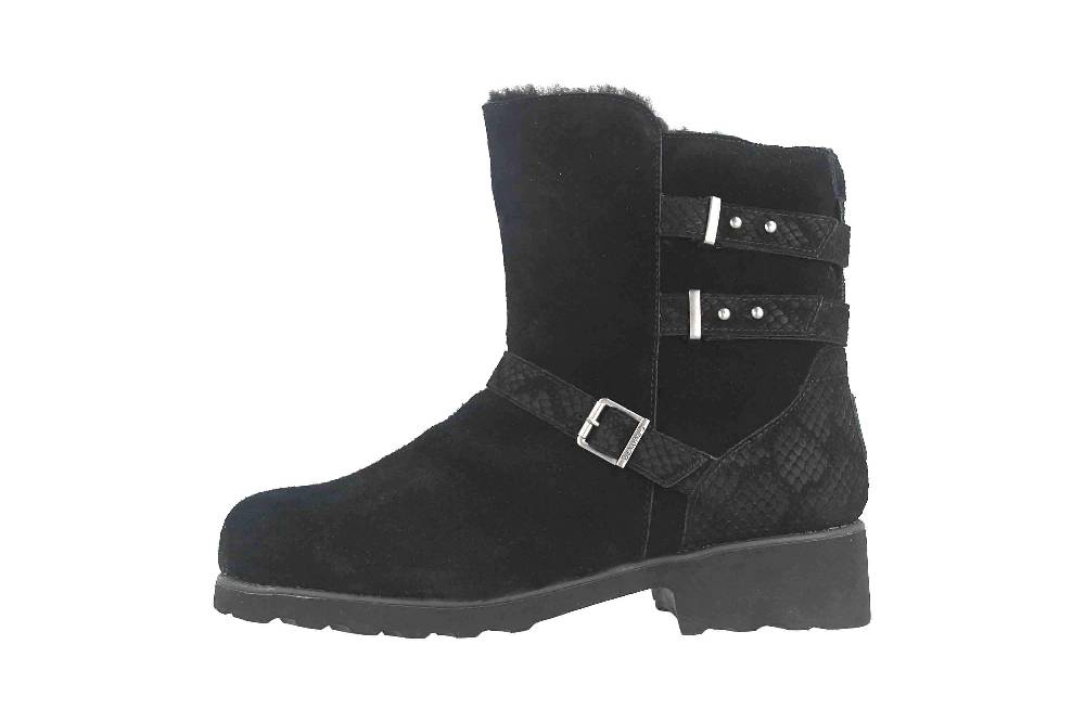 Bearpaw Lucy Stiefel in Übergrößen Schwarz 2511W 011 große Damenschuhe