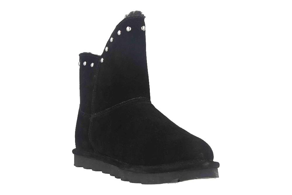 Bearpaw Minnie Black II Boots In Übergrößen Schwarz 2301W 011 Große Damenschuhe